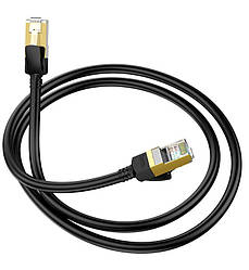 Кабель мережевий LAN RJ45 HOCO US02 Level pure copper gigabit, 1 м, чорний