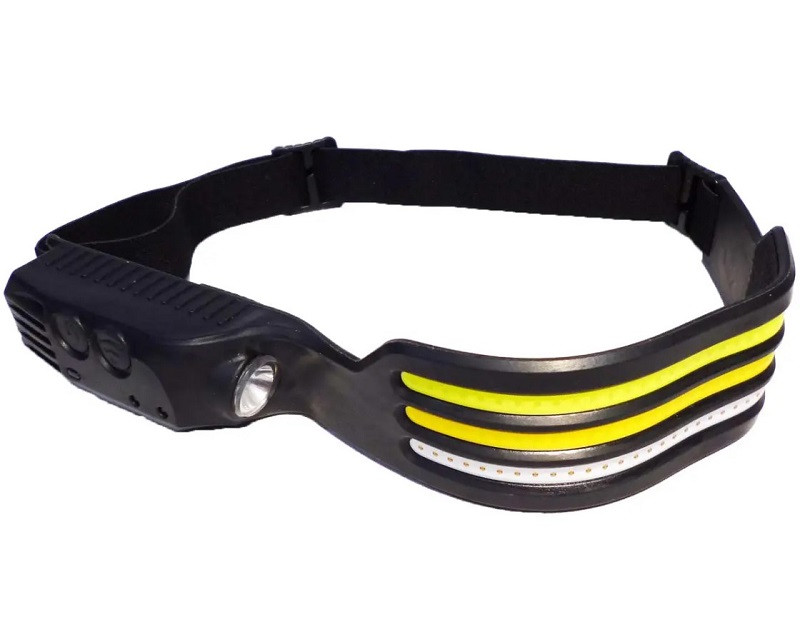 Налобний ліхтар COBA CB-689-3 акумуляторний, з датчиком руху 8247, фото 1