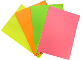 Набір кольорового паперу NEON,  4 кол., 200 арк., А4, 80 г/м²  ВМ27215200-99