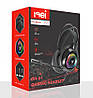 Навушники дротові ігрові GH-01 Gaming LED 8889, чорні, фото 5
