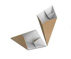 Конверт конусний (150 г) крафт, 170*237*91, 50 шт