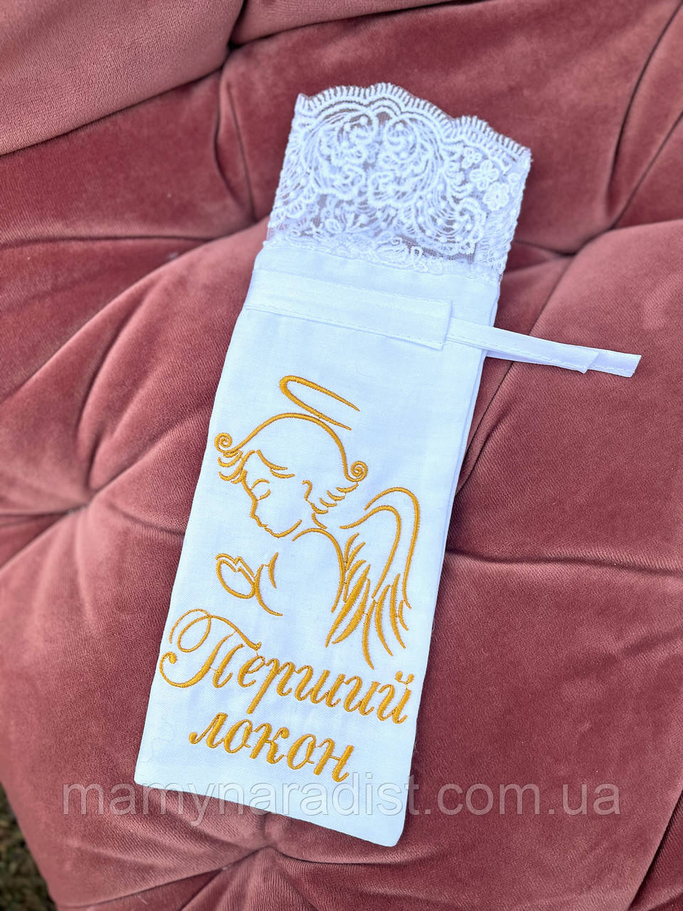 Мішечок для першого локона на хрещення