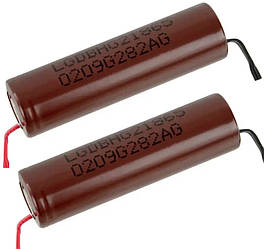 Акумулятори 18650 2000mAh для паяння 9421, 2 шт.