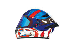 Мотошолом інтеграл MX-821 Captain America