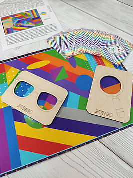 Настільна розвиваюча гра "Юний шукач", настільна гра на швидкість реакції