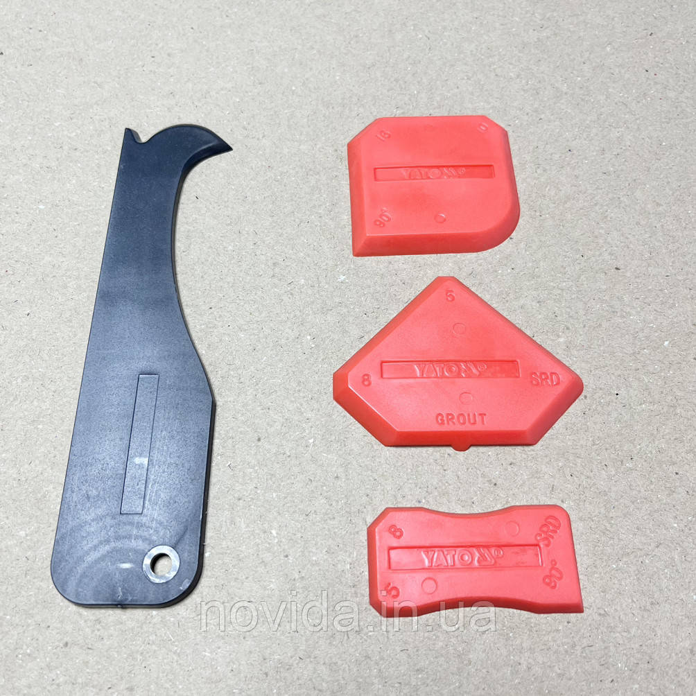 Шпатель для силікону пр-во YATO (набір 4 од.) YT-5262