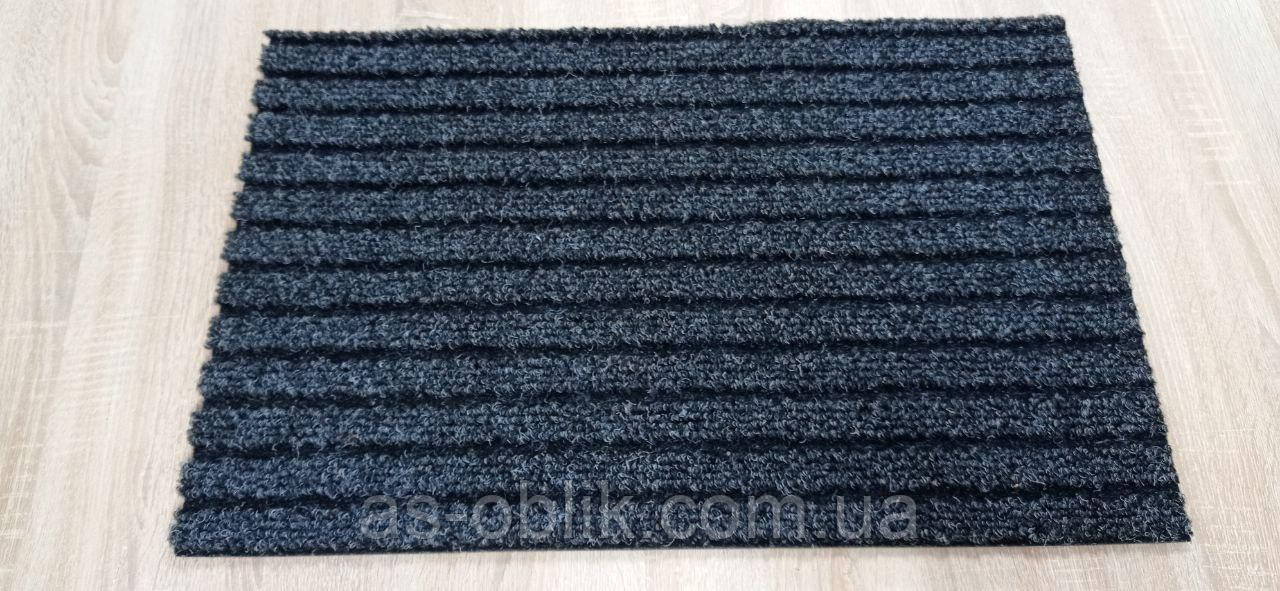 Придверні килимок Лан чорний 60х40 см, фото 1