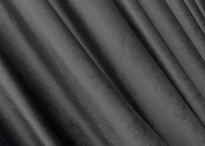 Шторна тканина оксамит (бархат), висота 3м. Колір графітовий. Код 1659ш