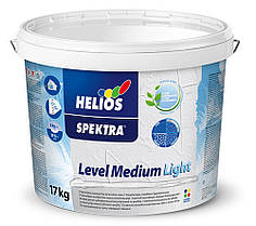 Шпаклівка для стін готова до застосування HELIOS SPEKTRA Level Fine Light полегшена, 17кг