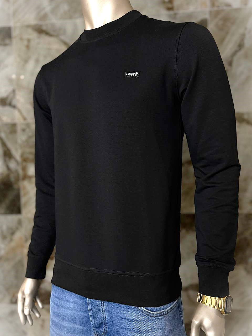 Чоловіча кофта світшот Levis M2058 чорна, фото 1