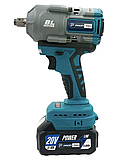 Гайкокрут акумуляторний PROFI-TEC PTW1003BL (2акум.20В 4Аг/зарядний/кейс), фото 7