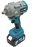 Гайкокрут акумуляторний PROFI-TEC PTW1003BL (2акум.20В 4Аг/зарядний/кейс), фото 8