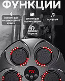 Інтерактивна мішень для боксу з підсвічуванням і музикою, настінний тренажер для відпрацювання ударів., фото 9