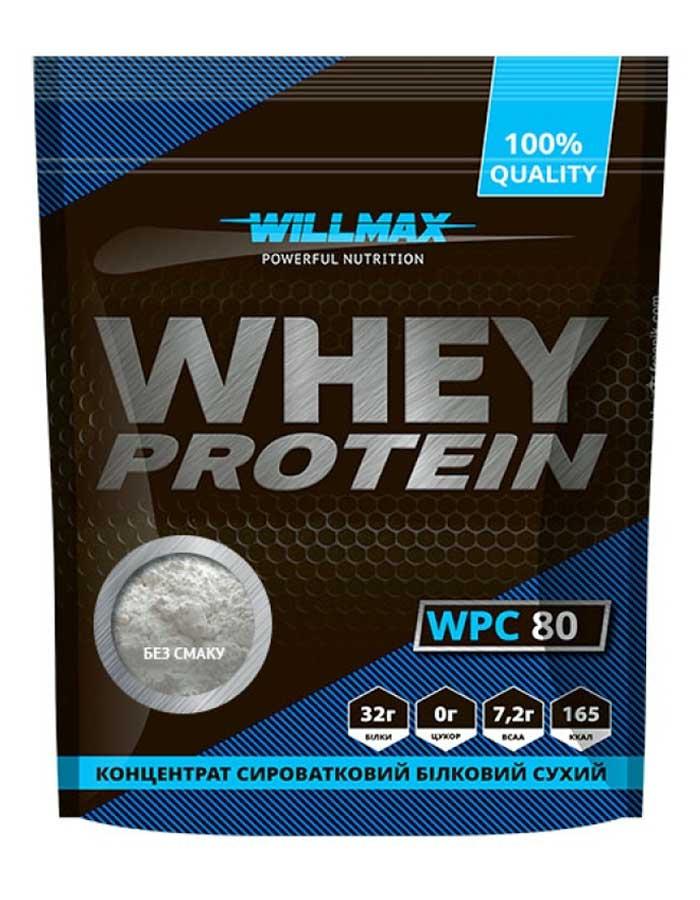 Сироватковий протеїн Willmax Whey Protein 80% 920 г без смаку