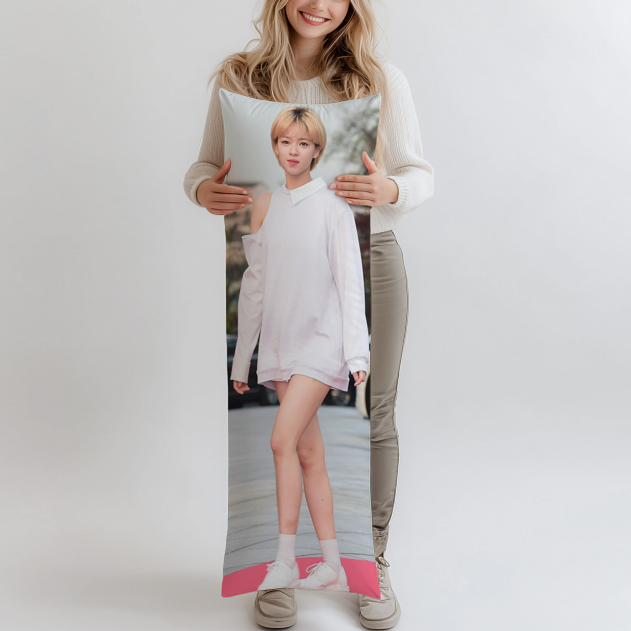 Чонйон (Jeongyeon) TWICE дакімакура, подушка обіймашка ростова 120*40 см