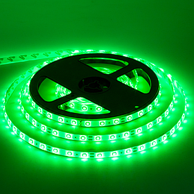 Світлодіодна стрічка SMD 3528 60 LED/m IP20 10 м Зелений