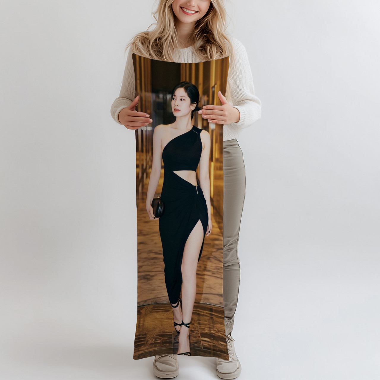 Дахьон (Dahyun) TWICE дакімакура, подушка обіймашка ростова 120*40 см, фото 1