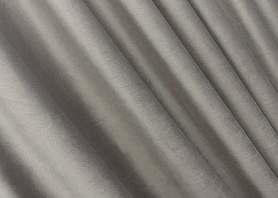 Шторна тканина оксамит (бархат), висота 3м. Колір світло-сірий. Код 1660ш