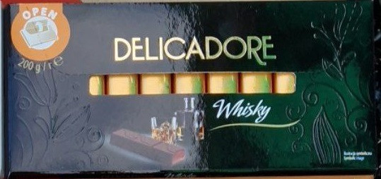 Шоколад Delicadore Whisky 200 г.