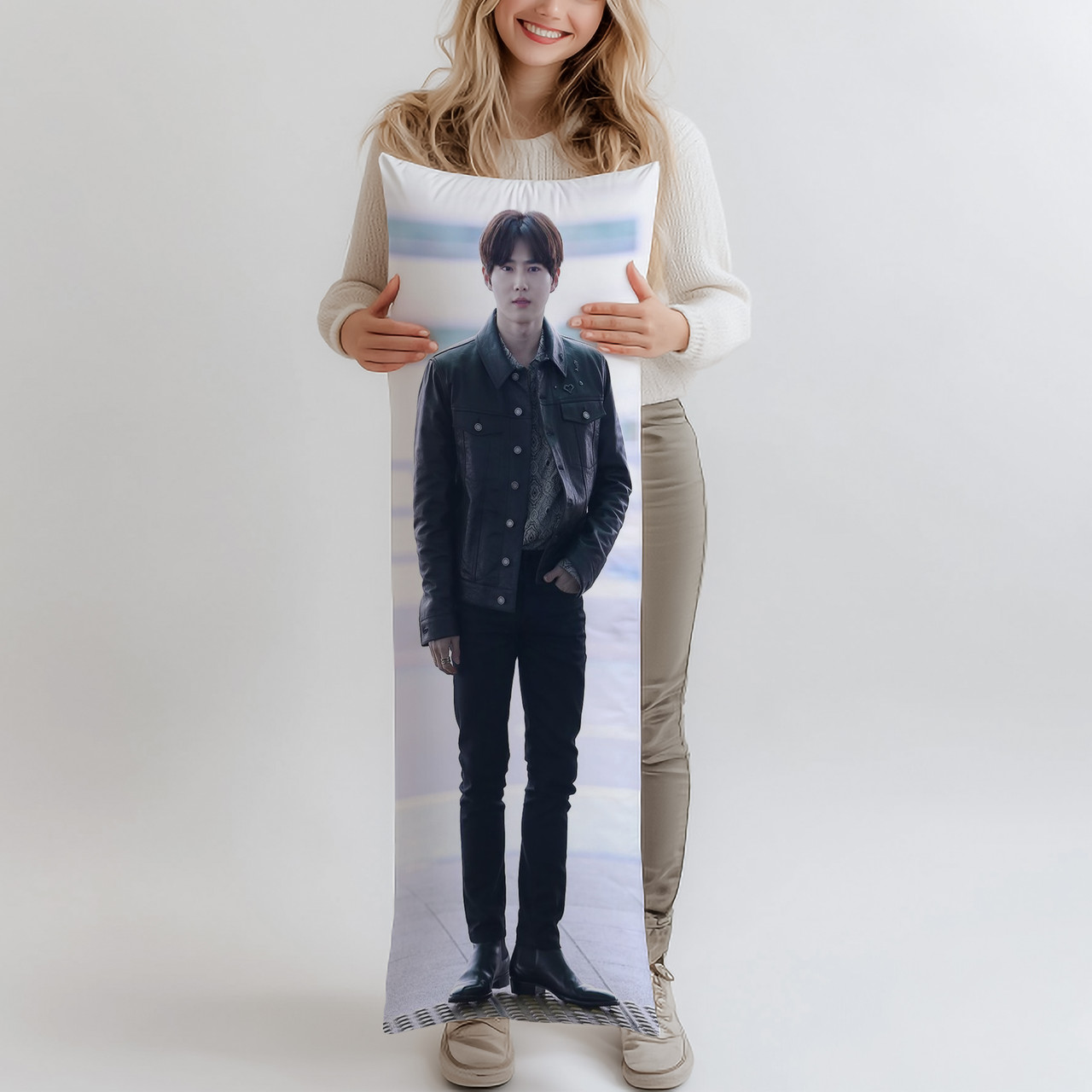 Сухо (Suho) Exo дакімакура, подушка обіймашка ростова 120*40 см