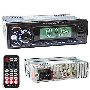 Автомагнітола 1Din з пультом та Bluetooth, 2xUSB, SD, AUX, FM, MP3 3200 / Магнітола в авто