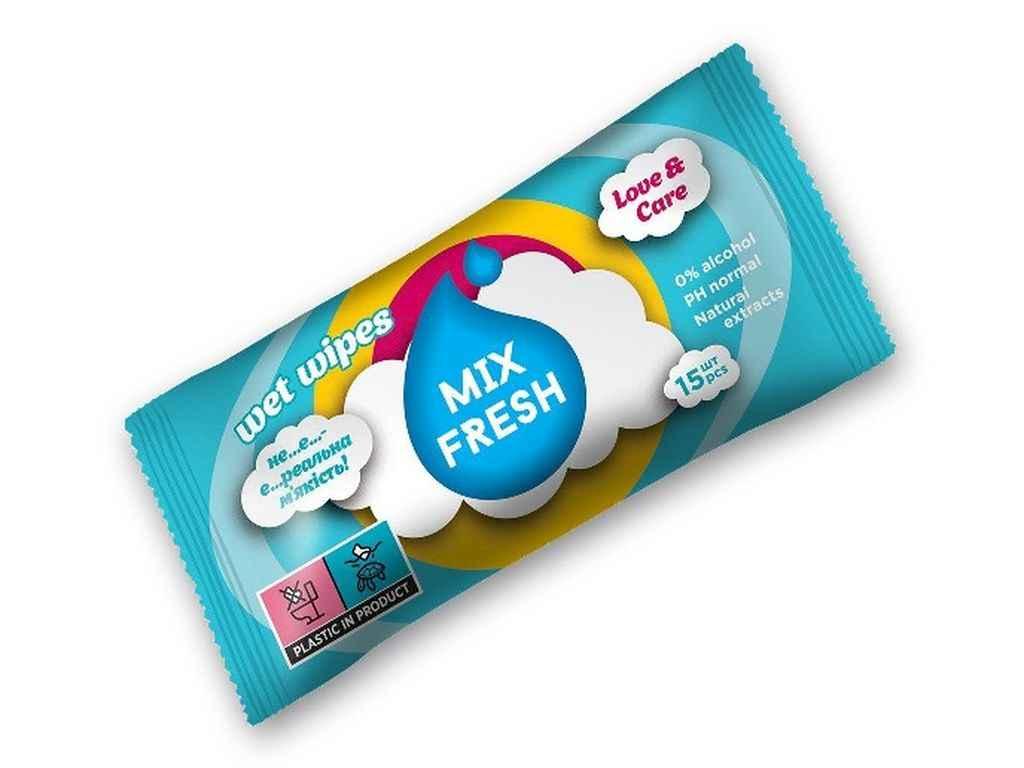 Вологі серветки ANTIBACTERIAL Handy Snow ultra soft 15 шт., фото 1