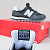 Жіночі кросівки New Balance 574 Gray white Нью Беланс сірі з білим замша сітка весна осінь, фото 7
