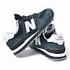 Жіночі кросівки New Balance 574 Gray white Нью Беланс сірі з білим замша сітка весна осінь, фото 8