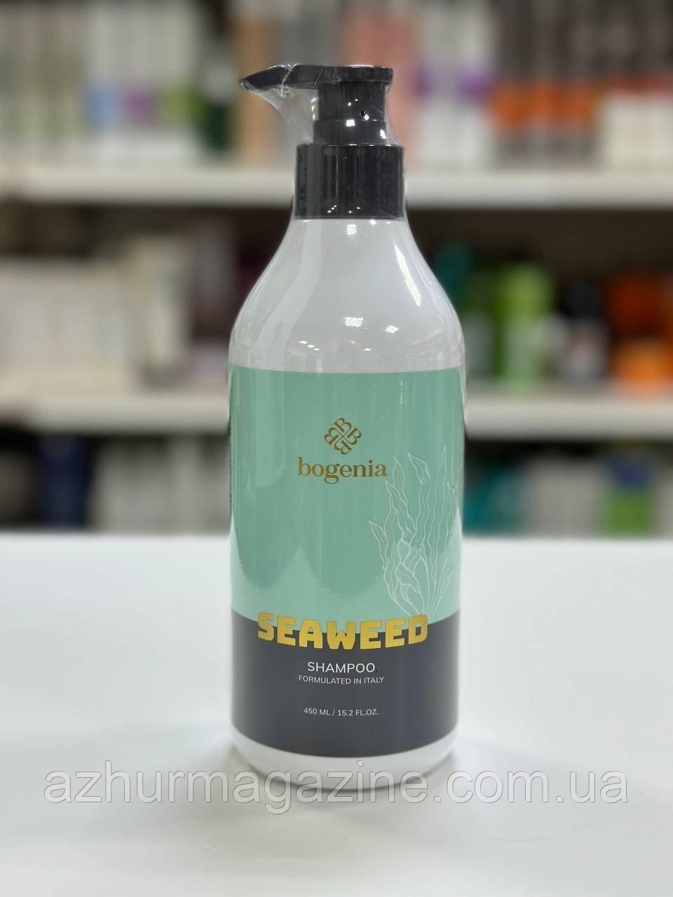 Укріплючий шампунь для волосся Seaweed Shampoo Bogenia 450мл