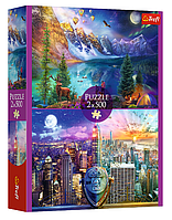 Пазли Тур Америкою. American Tour (2х500 ел.)  37500 (Trefl)