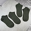 Шкарпетки чоловічі 12 пар короткі однотонні «Хакі» розмір 39-41 арт. 186Н.12, фото 6