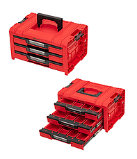 Набір інструментів для ящиків Qbrick System PRO Drawer Workshop Set 3 2.0 RED, фото 3