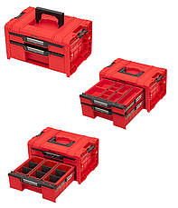 Набір інструментів для ящиків Qbrick System PRO Drawer Workshop Set 3 2.0 RED, фото 4