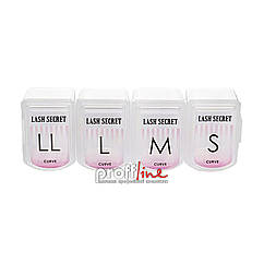 Набір бігудей для ламінування вій Lash secret Flat (S, M, L, LL)