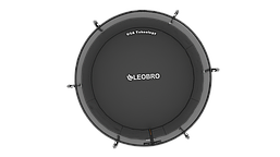 Батут LEOBRO Premium Pro 312 см с внутренней защитной сеткой 10FT ЧЁРНЫЙ, фото 5