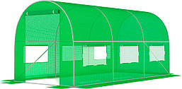 Садова теплиця з вікнами FunFit Garden 7m2 = 350*200*200 (Зелена) (1481), фото 4