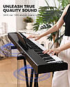 Цифрове піаніно Fesley FEP300 BK (педаль, пюпітр, навушники, накидка, блок живлення), фото 5