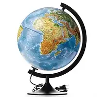 Глобус політичний 220мм., з підсвіткою, український