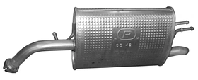 Глушник Chevrolet Spark M300 10-15 Polmostrow задній (1.0 / 1.2)