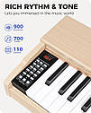 Цифрове піаніно Fesley FEP300 (педаль, пюпітр, навушники, накидка, блок живлення), фото 4