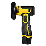 Портативна кутова шліфувальна машинка міні болгарка акумуляторна без дроту 12В, фото 6