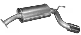 Глушник Chevrolet Captiva 10-15 Polmostrow задній (2.2 D)