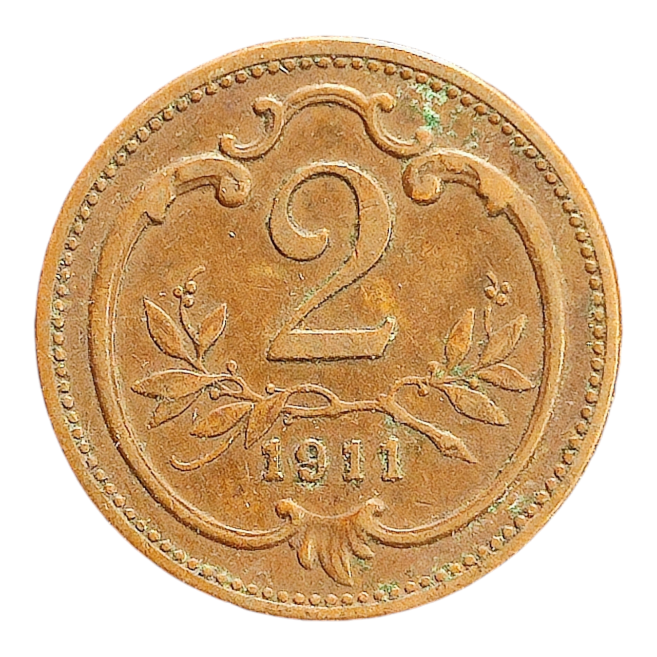 Австрія 2 гелера, 1911