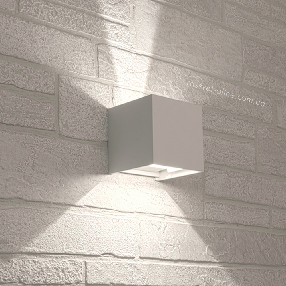 Світильник світлодіодний Feron DH012 LED 2*3W 4000K 450Lm IP54 білий (настінне бра), фото 1