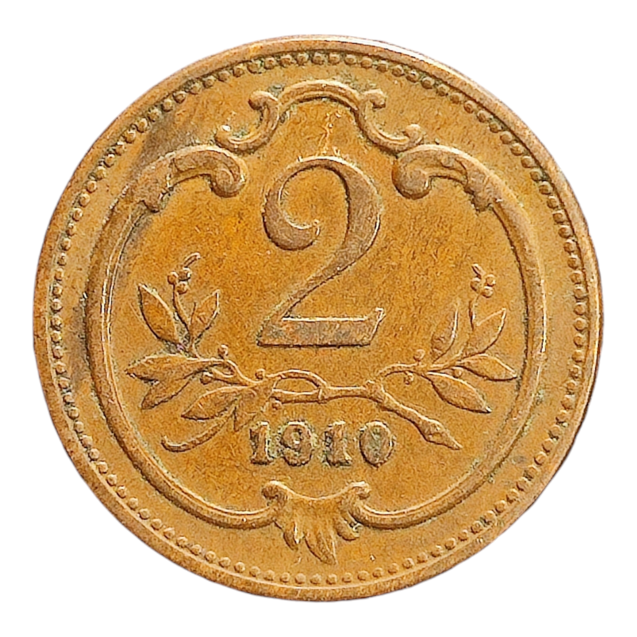 Австрія 2 гелера, 1910