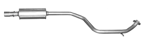 Резонатор Mazda 5 05-10 Polmostrow середній (1.8 / 2.0)