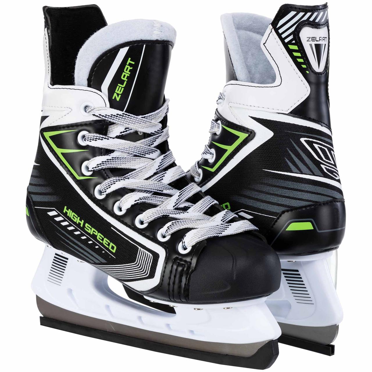 Ковзани хокейні Zelart Z-5849 розмір 34-45 ,для гри в хокей. 37