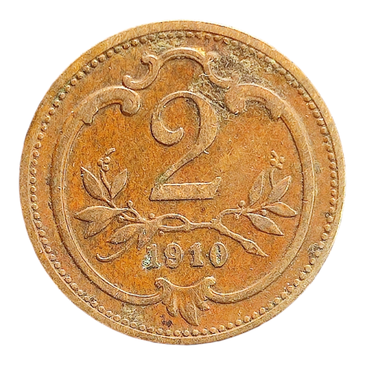 Австрія 2 гелера, 1910