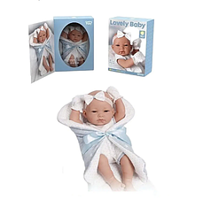 Реалістичний гумовий пупс YT 16-3 А з аксесуарами,38 см.