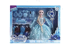 Лялька принцеса Ельза MY 3208-1 з одягом та аксесуарами, від 3х років